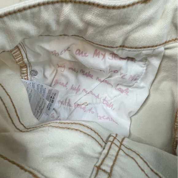 Boden Women’s High Waist Smart Flare Jeans in Ecru US Size 6 Long - Picture 6 of 13